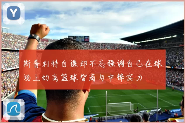 斯普利特自谦却不忘强调自己在球场上的高篮球智商与中锋实力